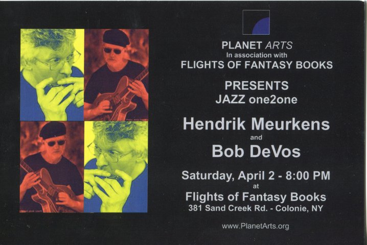 Jazz one2one - Hendrik Meurkens and Bob DeVos 1